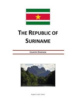the republic of suriname