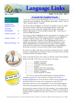 Language Links - Ministry of Foreign Affairs