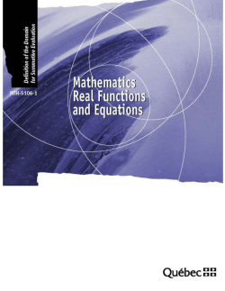 Definition of the Domain for Summative Evaluation