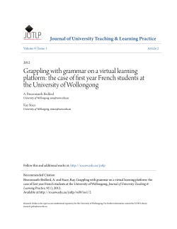 Grappling with grammar on a virtual learning