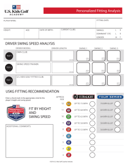 Fitting Analysis Form