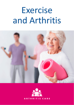 Exercise and Arthritis