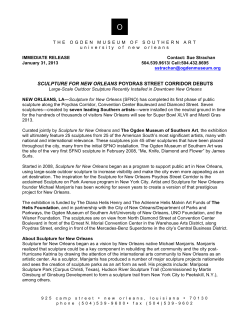 sculpture for new orleans poydras street corridor debuts