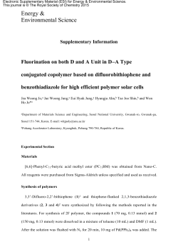 Supplementary Information - Royal Society of Chemistry