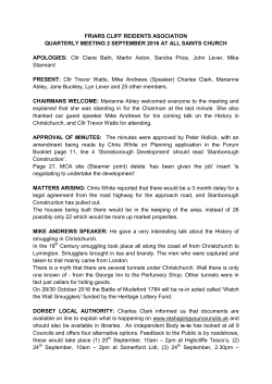September 2016 - Friars Cliff Residents Association