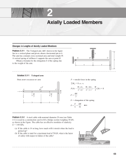 2 Axially Loaded Members
