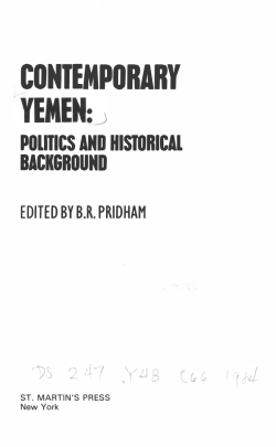 The Communist Party of the People`s Democratic Republic of Yemen
