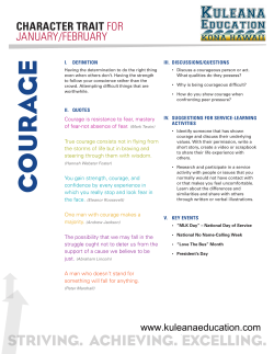 Courage - Kuleana Education
