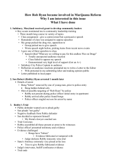 How Rob Ryan became involved in Marijuana Reform Why I am