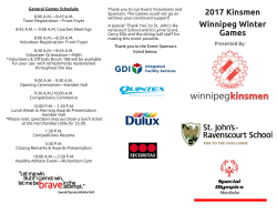 2017 Kinsmen Winnipeg Winter Games