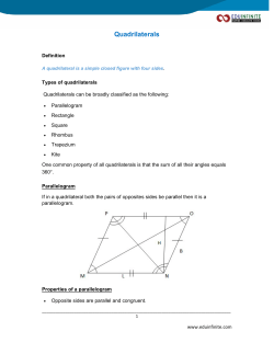 Quadrilaterals