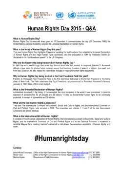 Human Rights Day 2015