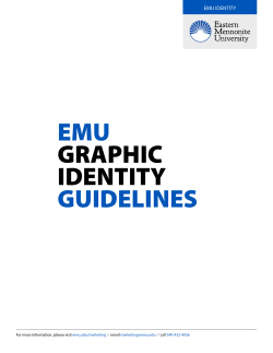 emu graphic identity guidelines