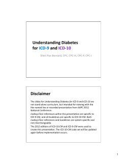 ICD-‐10-‐CM