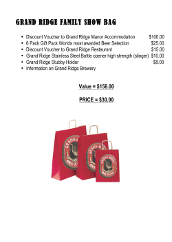 grand ridge family show bag