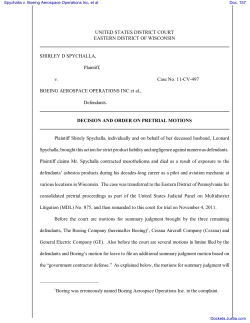 ORDER signed by Chief Judge William C Griesbach
