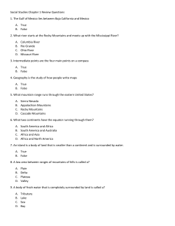 Social Studies Chapter 1 Review Questions 1