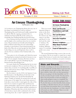 November - Born to Win