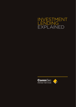 investment lending explained