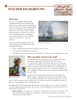 teacher background - Jefferson Patterson Park and Museum