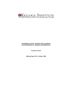 History and Illusion in the Appearance of Venezuelan Democracy