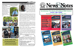 Introducing a New Series of Caribbean Bible Lessons: LIVING THE