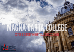 OXFORD`S INDEPENDENT BUSINESS SCHOOL