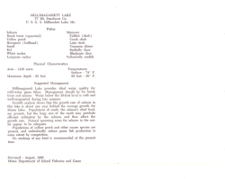 MILLIMAGASSETT LAKE T7 R8, Penobscot Co. U. S. G. S.