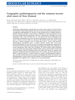 Geographic parthenogenesis and the common