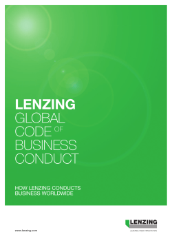 lenzing global code business conduct