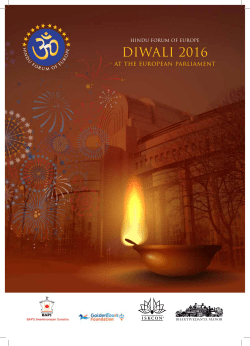 diwali 2016 - Hindu Forum of Europe