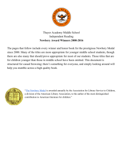 Newberry Award Winners