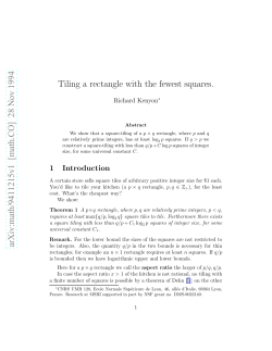 arXiv:math/9411215v1 [math.CO] 28 Nov 1994