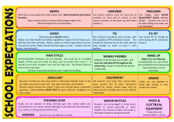 UNIFORM SHOES SKIRTS TROUSERS TIE P.E KIT JEWELLERY