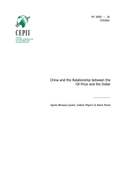 China and the Relationship between the Oil Price and the Dollar