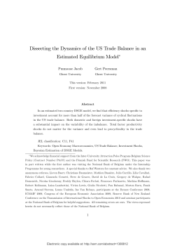 Dissecting the Dynamics of the US Trade Balance in