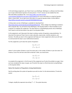 Solve the System of Equations Using Substitution