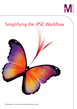 Simplifying the iPSC Workflow - Sigma