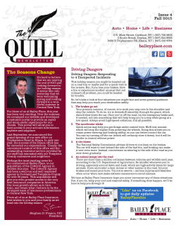 The Seasons Change - Bailey Place Insurance