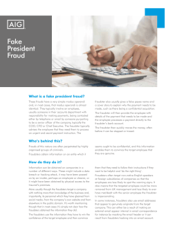 Fake President Fraud