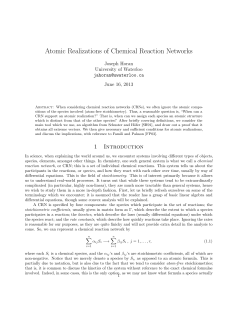 Atomic Realizations of Chemical Reaction Networks