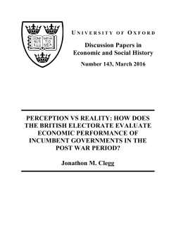 Paper - University of Oxford, Department of Economics