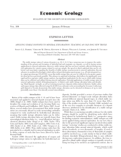 Full Text  - Economic Geology