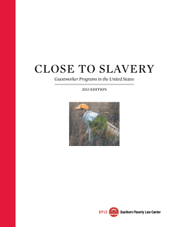 Close to Slavery - Southern Poverty Law Center