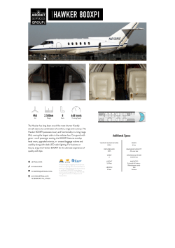 spec sheet - Aircraft Services Group