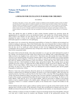 Journal of American Indian Education