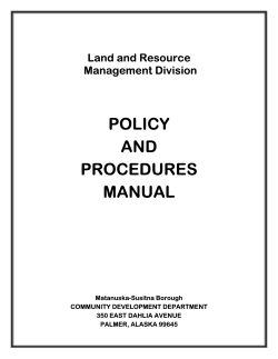land management division - Matanuska