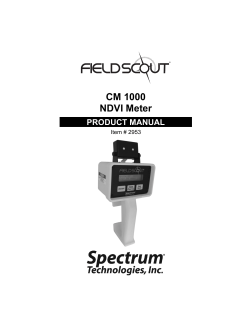 CM 1000 NDVI Meter - Spectrum Technologies
