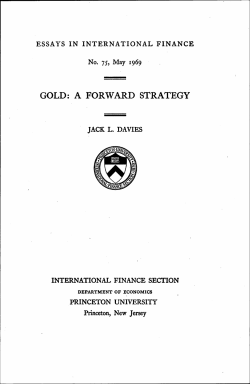 gold: a forward strategy