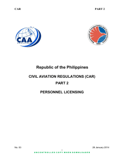 - Civil Aviation Authority of the Philippines
